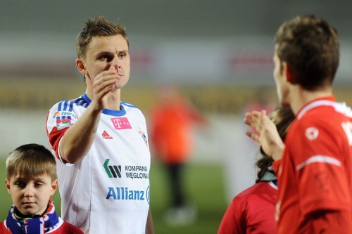 28.03.2013 ZABRZE PILKA NOZNA T-MOBILE EKSTRAKLASA SEZON 2012/2013 FOOTBALL POLISH EKSTRAKLASA SEASON 2012/2013 MECZ GORNIK ZABRZE - WIDZEW LODZ