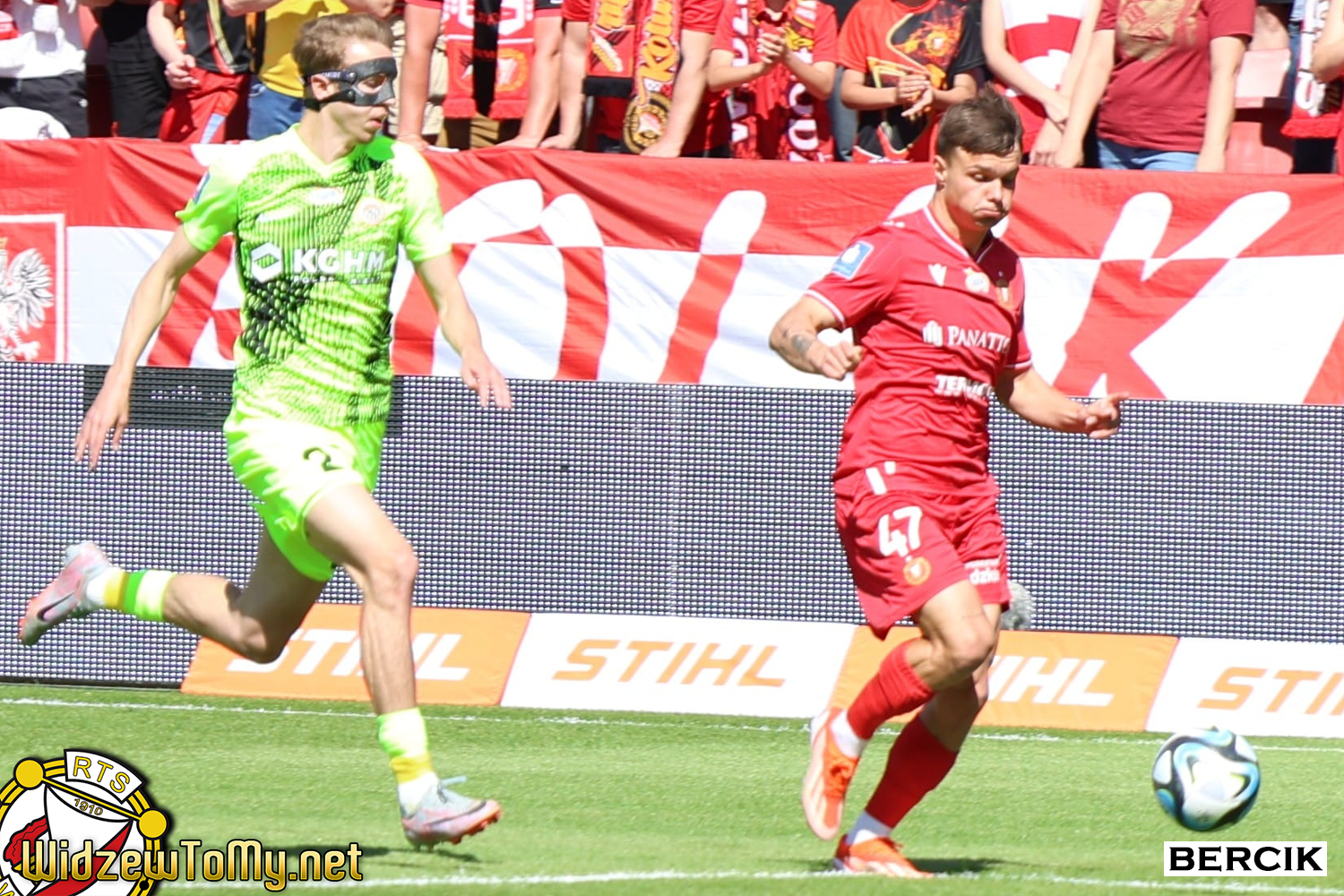 Widzew Łódź - Zagłębie Lubin 1:3 (0:2)