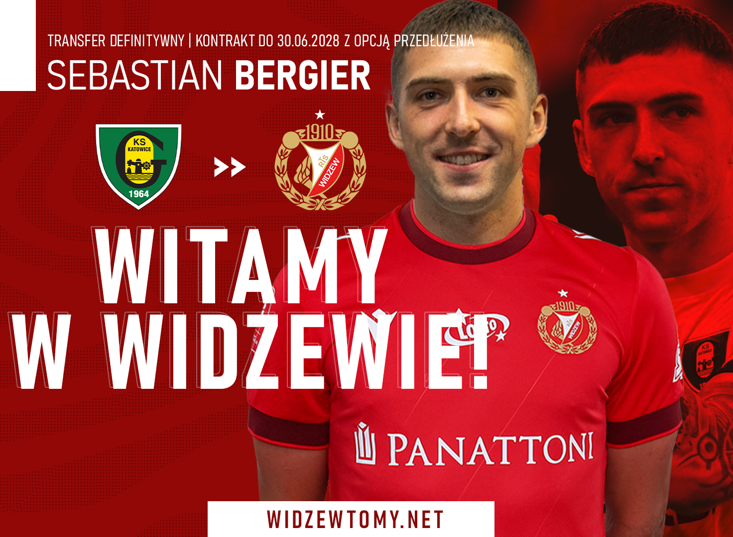 Oficjalnie: Sebastian Bergier zawodnikiem Widzewa!
