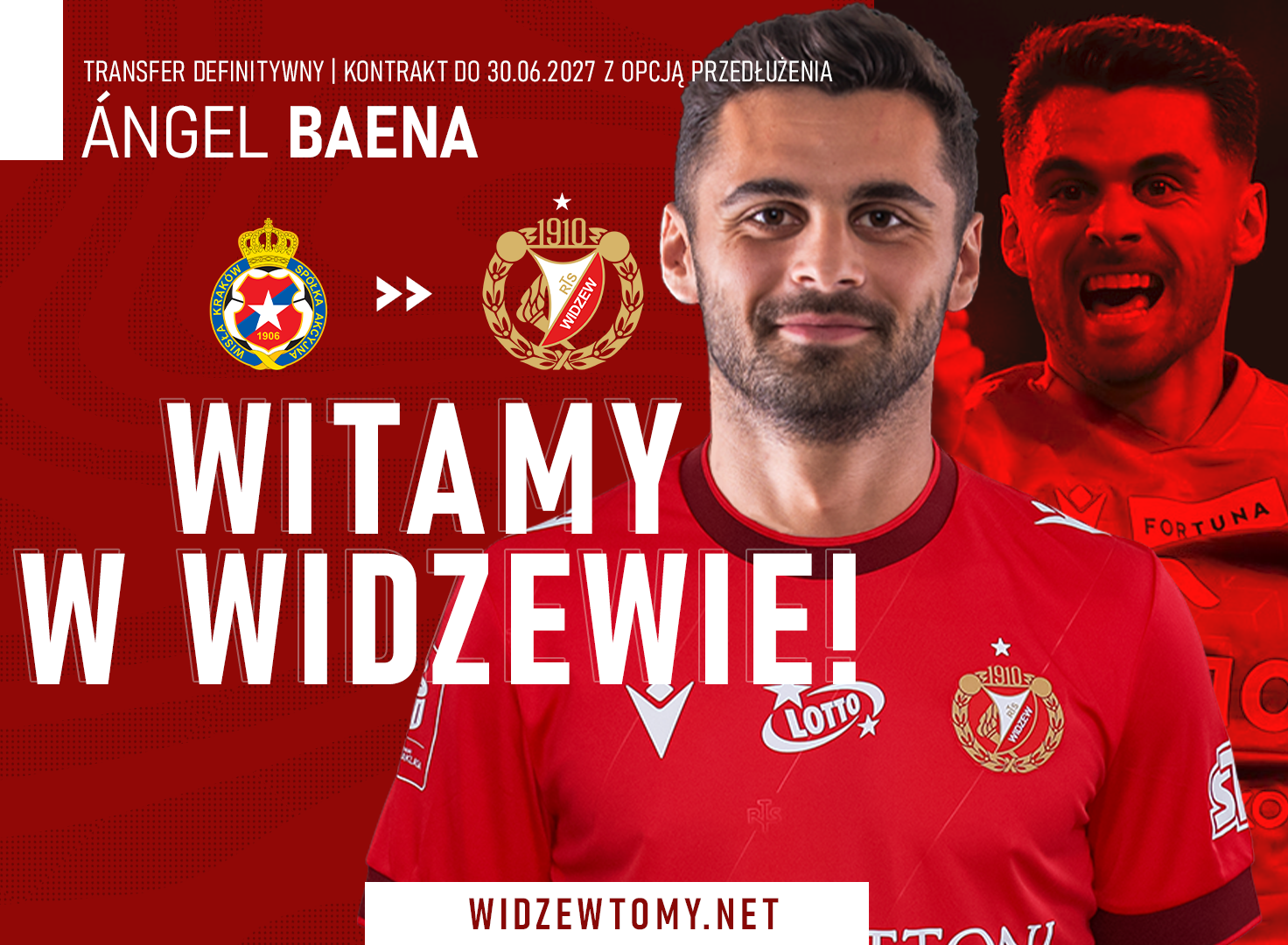 Oficjalnie: Baena zamienia Kraków na Łódź!