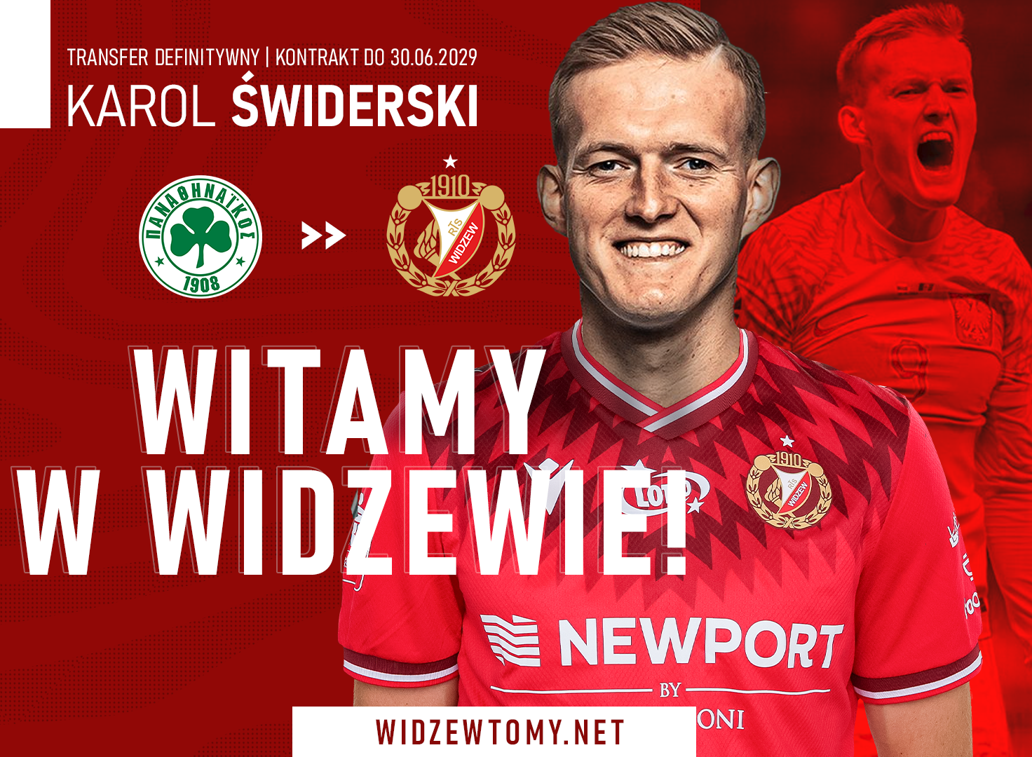 Oficjalnie: Karol Świderski Widzewiakiem!