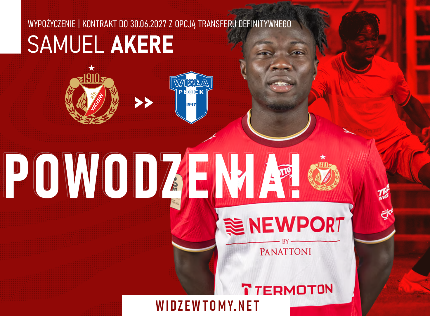 Oficjalnie: Akere wypożyczony do Wisły Płock